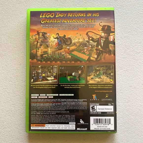 XBOX360 LEGO INDIANA JONES 2 VIDEO GAME - Picture 2 of 5